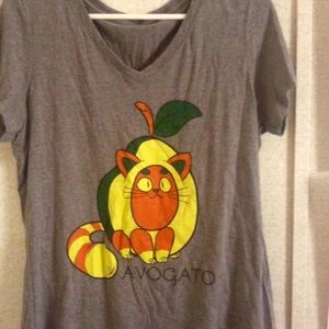 Large 'Avacato' V-Neck Shirt